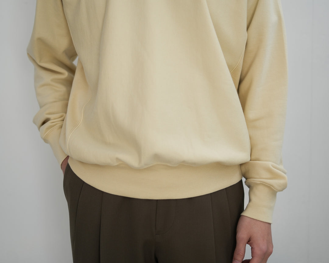 26SS】AURALEE ELASTIC HIGH GAUGE SWEAT P/O