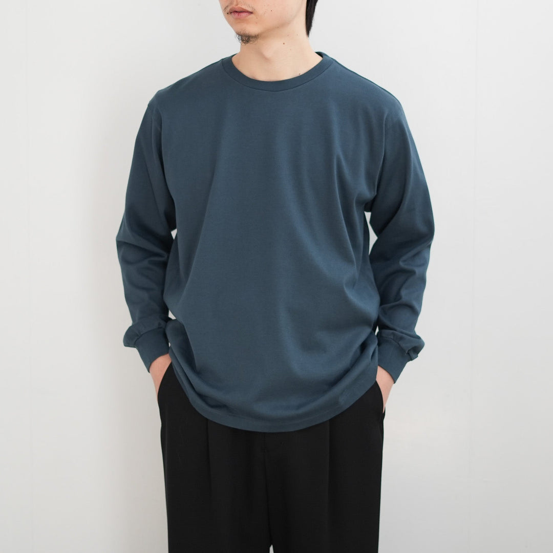 26SS】AURALEE LUSTER PLAITING L/S TEE 