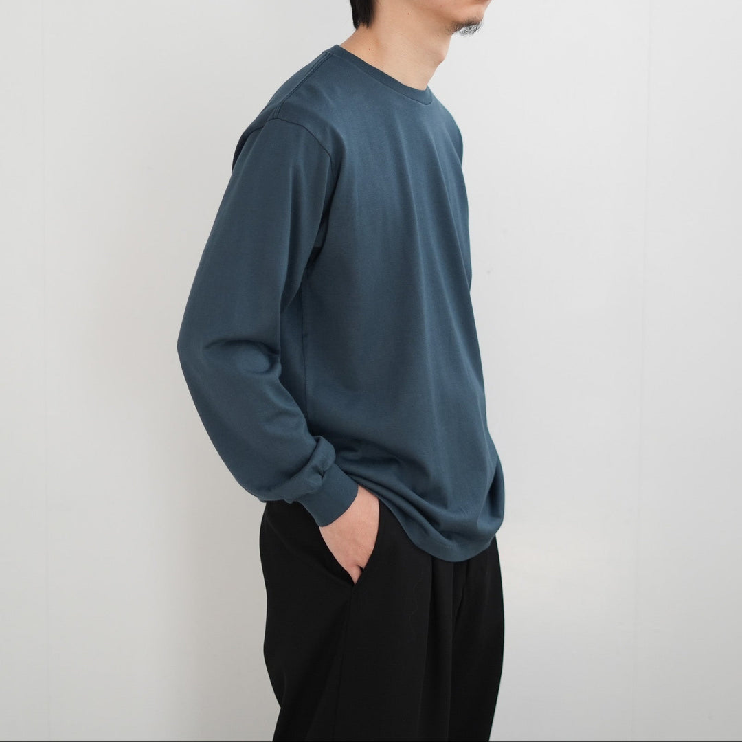 26SS】AURALEE LUSTER PLAITING L/S TEE 