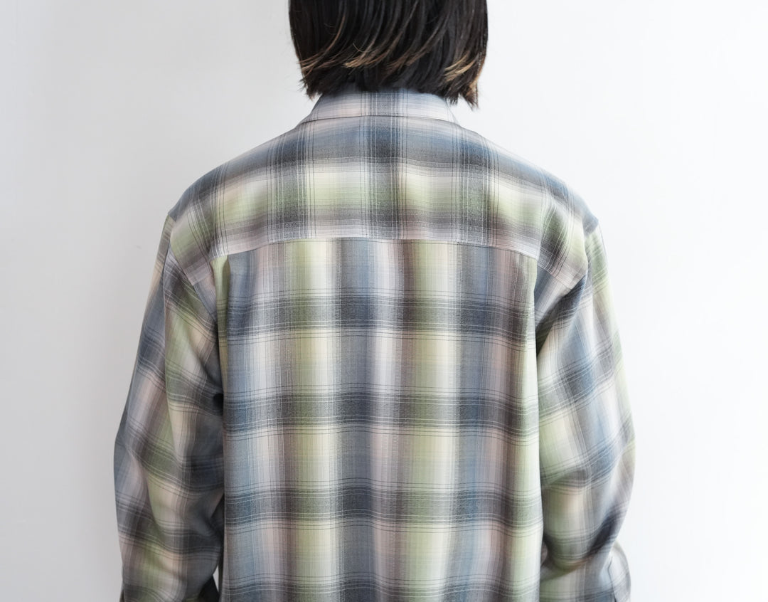 25AW】AURALEE SUPER LIGHT WOOL CHECK SHIRT 