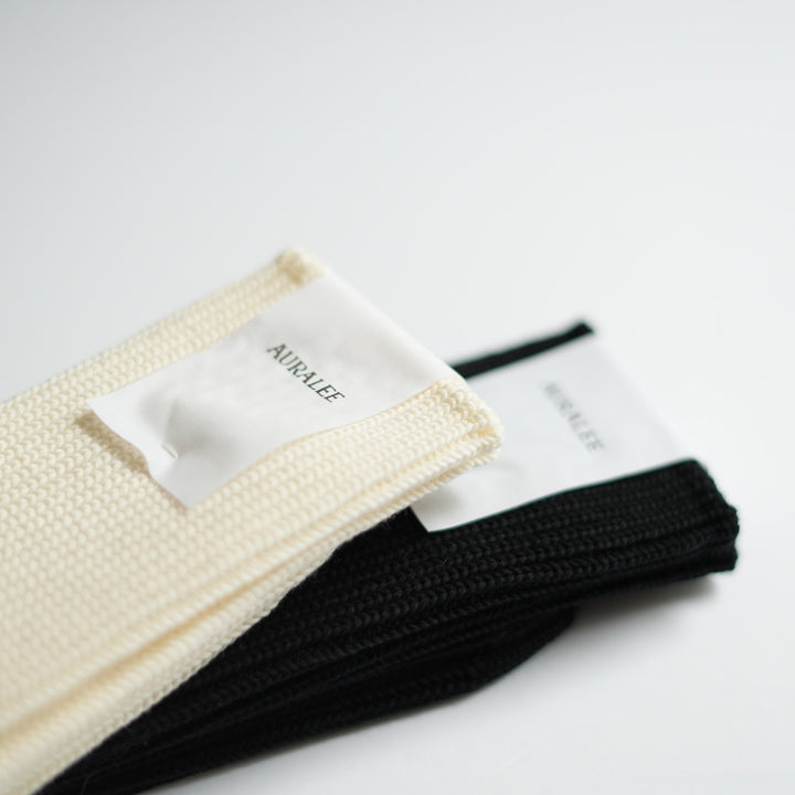 AURALEE COTTON LOW GAUGE SOCKS – Chum!