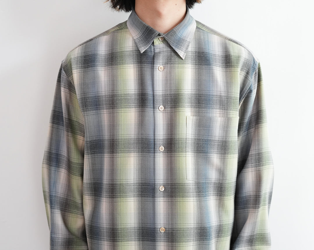 【試着のみ・定価未満】25SS AURALEE WOOL CHECK SHIRT 試着のみ・定価未満】25SS AURALEE WOOL CHECK SHIRT