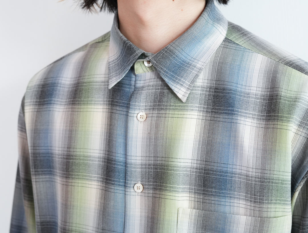 AURALEE 25SS スーパーライトウールチェックシャツ サイズ4 美品 AURALEE - 新品未使用25SS AURALEE スーパーライトウール