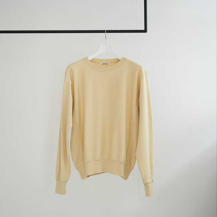 【26SS】AURALEE ELASTIC HIGH GAUGE SWEAT 26SS】AURALEE ELASTIC HIGH GAUGE SWEAT P/O