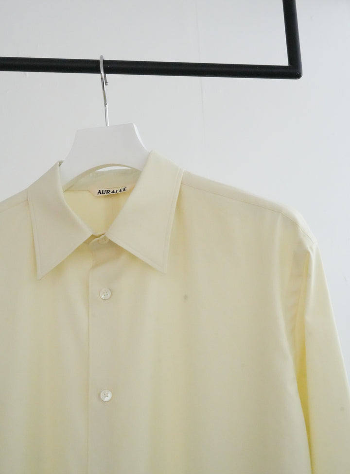 26SS】AURALEE WASHED FINX TWILL SHIRT 