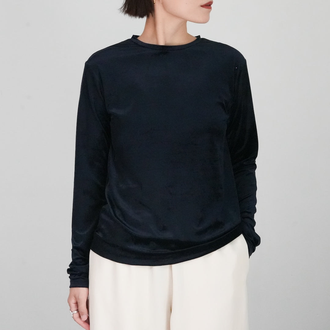 25AW】THE SHINZONE VELOUR LONG SLEEVE TEE 