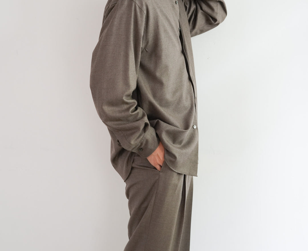 トップス 25AW AURALEE SUPER LIGHT WOOL SHIRT 25AW】AURALEE SUPER LIGHT WOOL SHIRT 