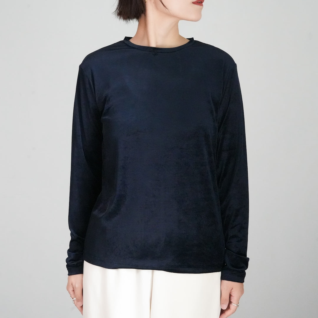 25AW】THE SHINZONE VELOUR LONG SLEEVE TEE 
