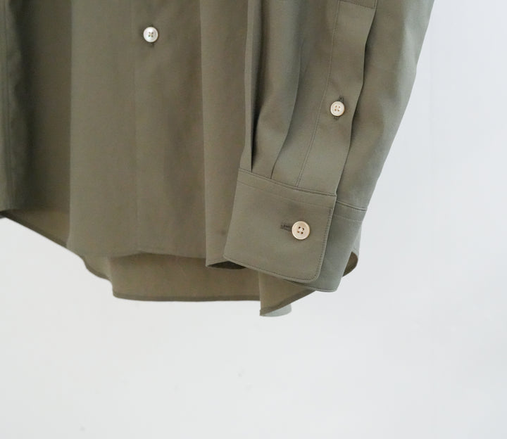 26SS】AURALEE WASHED FINX TWILL SLIM SHIRT. 