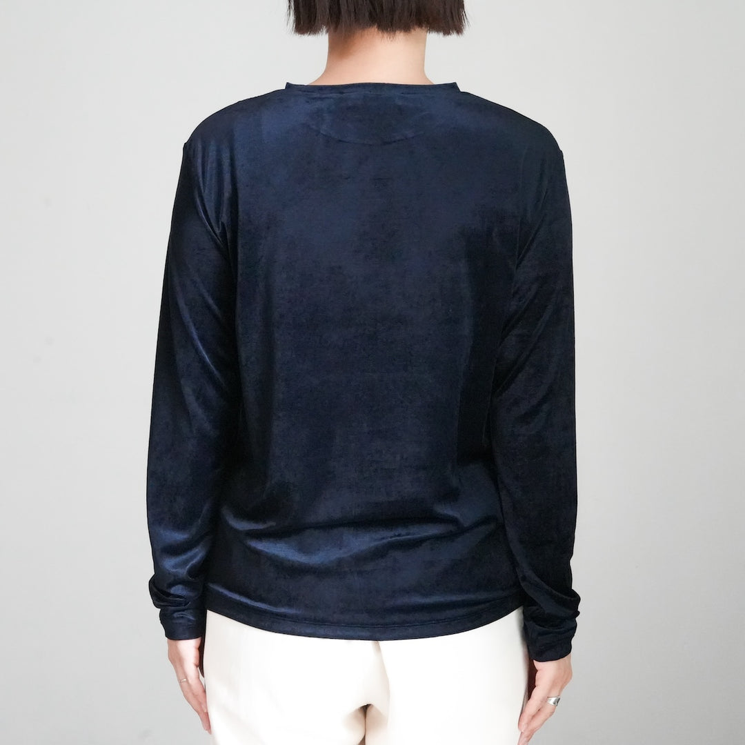 25AW】THE SHINZONE VELOUR LONG SLEEVE TEE 