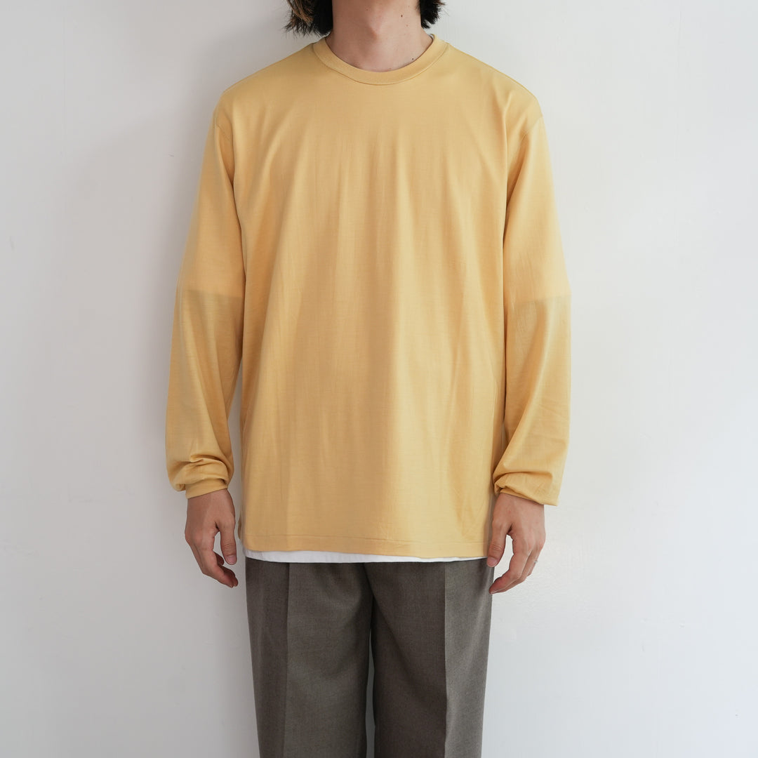 25AW】AURALEE WOOL SOFT JERSEY L/S TEE 