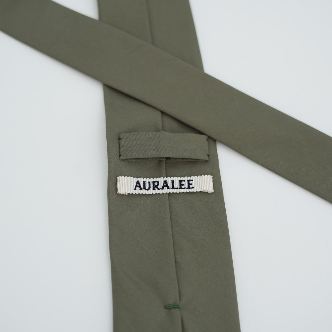 小物 AURALEE 26SS washed finx twill tie WASHED FINX TWILL TIE - AURALEE Official Website