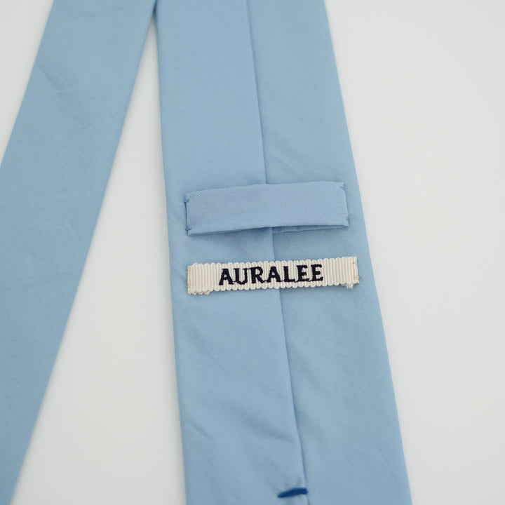 小物 AURALEE WASHED FINX TWILL TIE Auralee Washed Finx cotton twill tie Auralee