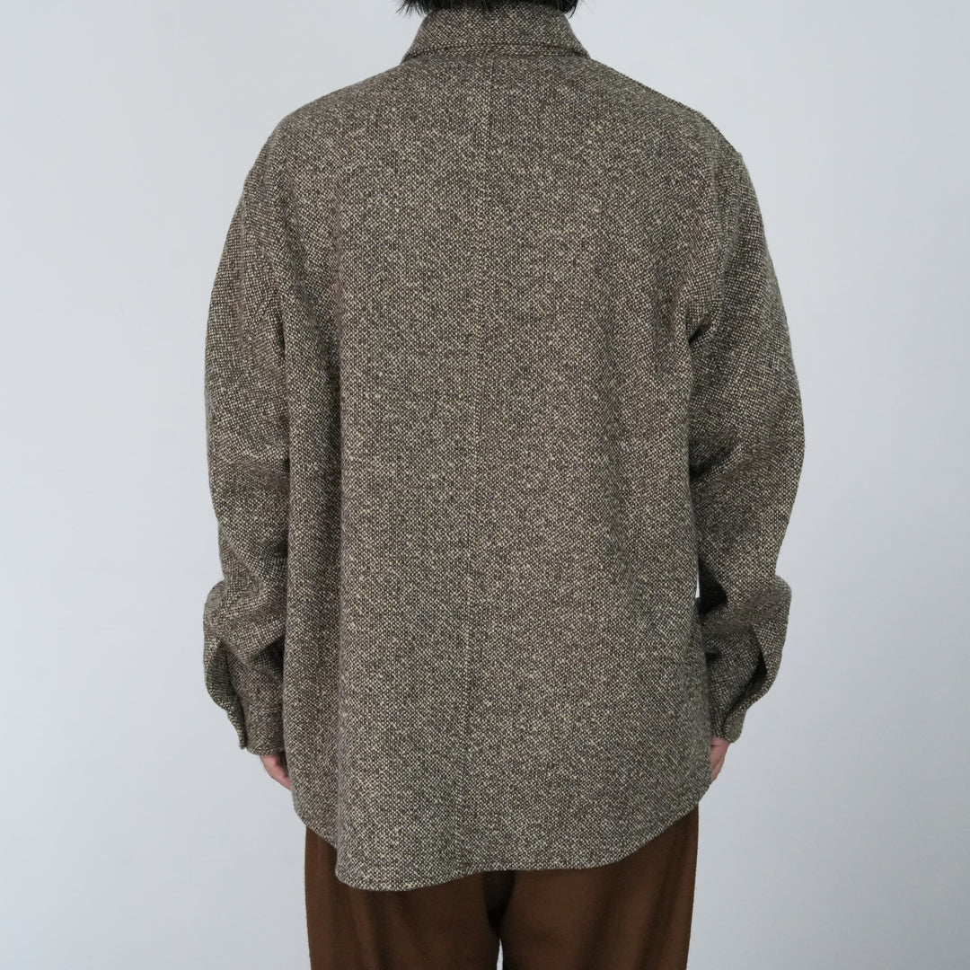 25AW】AURALEE HOMESPUN TWEED SHIRT BLOUSON – Chum!