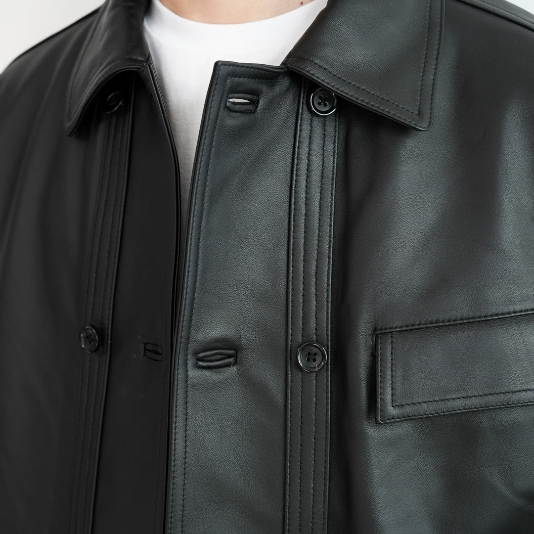 Graphpaper Sheep Leather Corbusier Jacket 