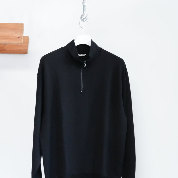 25aw AURALEE LIGHT WOOL SWEAT P/O3オーラリー 25AW】AURALEE LIGHT WOOL SWEAT HALF ZIP P/O 