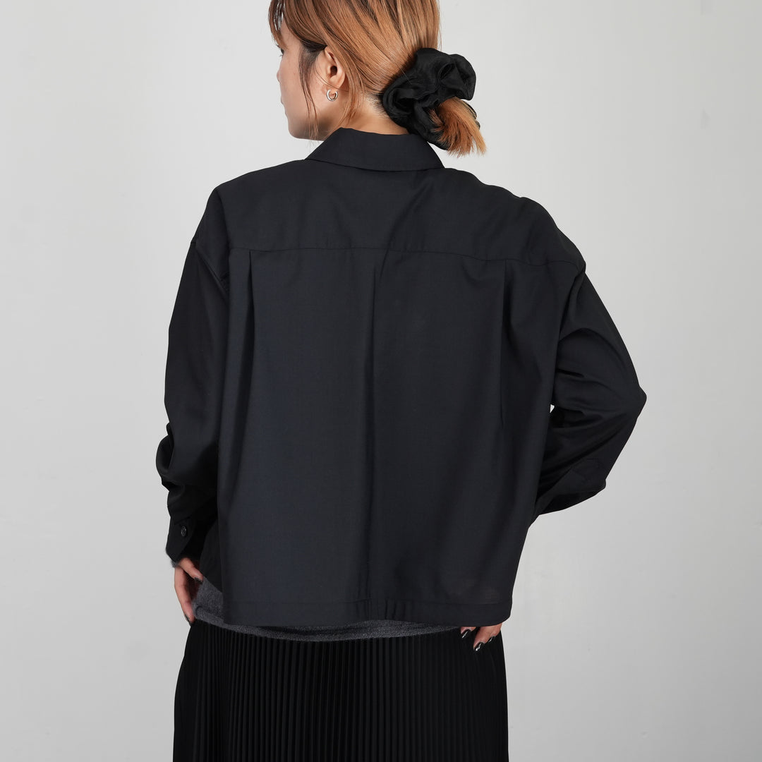 早見　グラフペーパー Tropical Wool Shirt Jacket Tropical Wool Shirt Jacket | ref. / Web Store