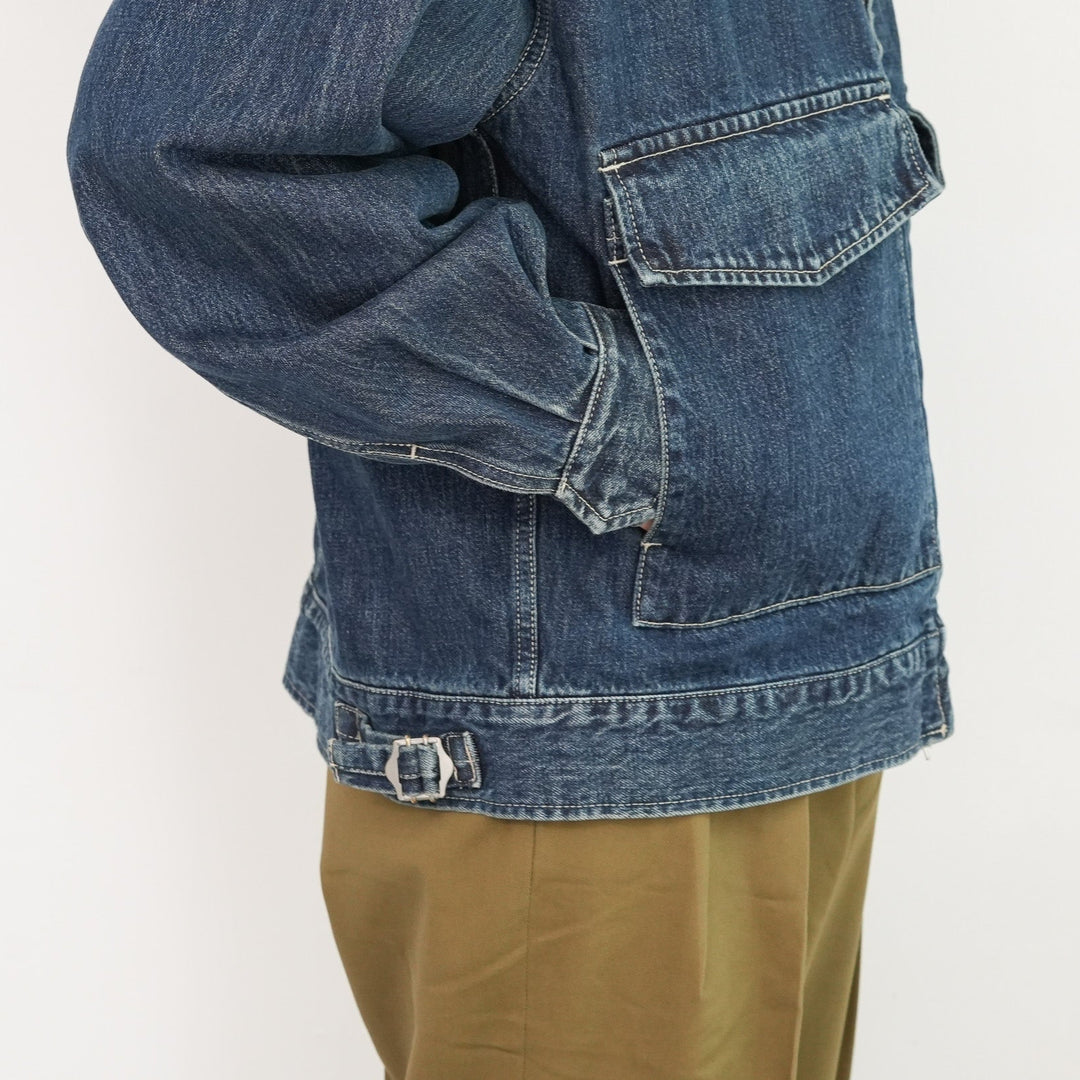 Graphpaper Selvage Denim Zip Jacket DARK FADE 