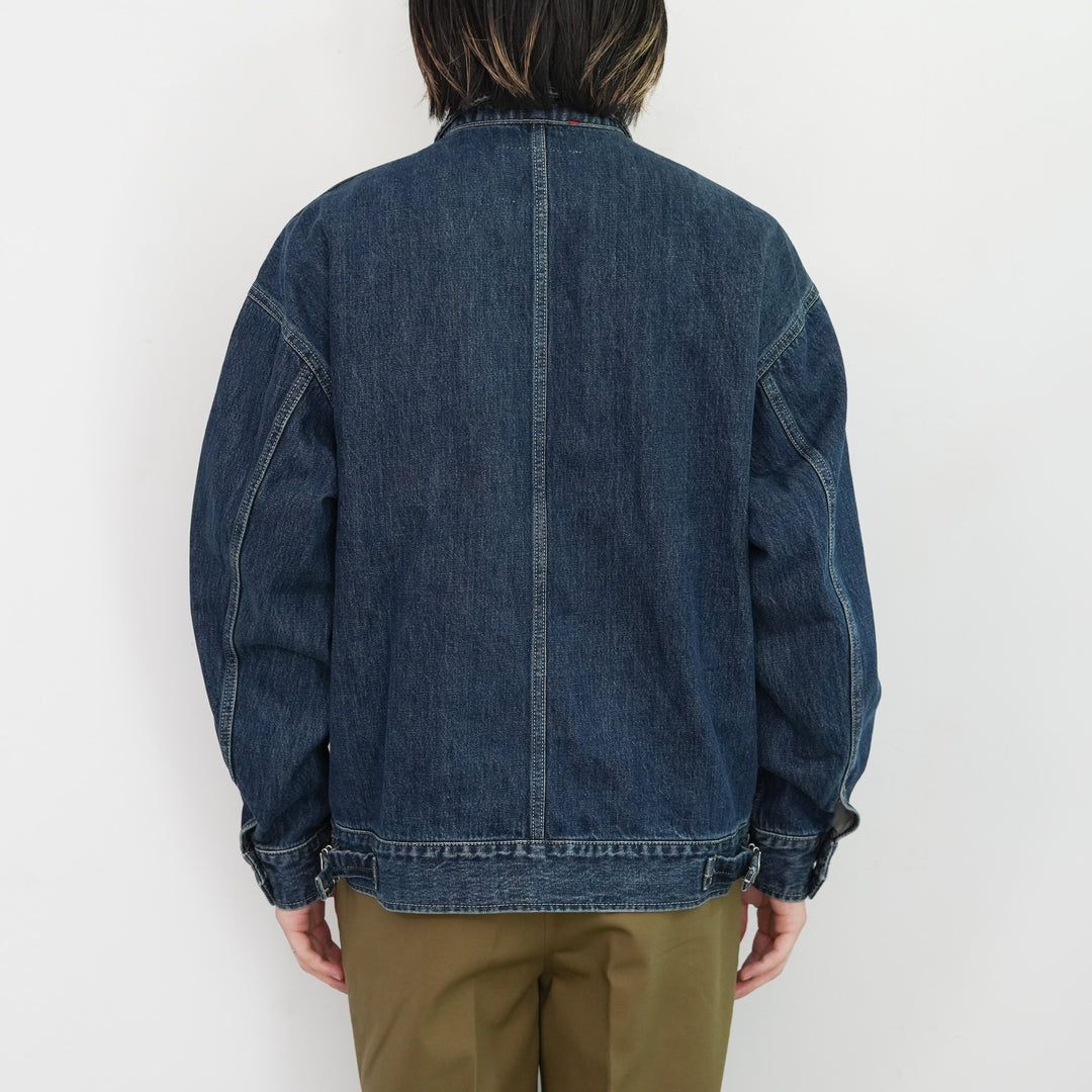 Graphpaper Selvage Denim Zip Jacket DARK FADE 