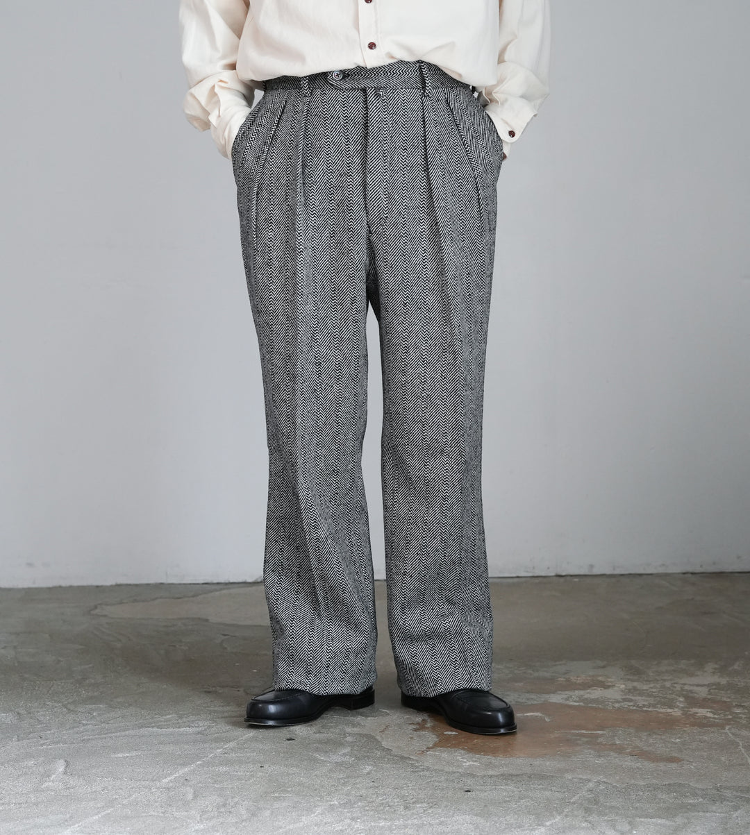 26AW】NEAT Random Herringbone Wide – Chum!