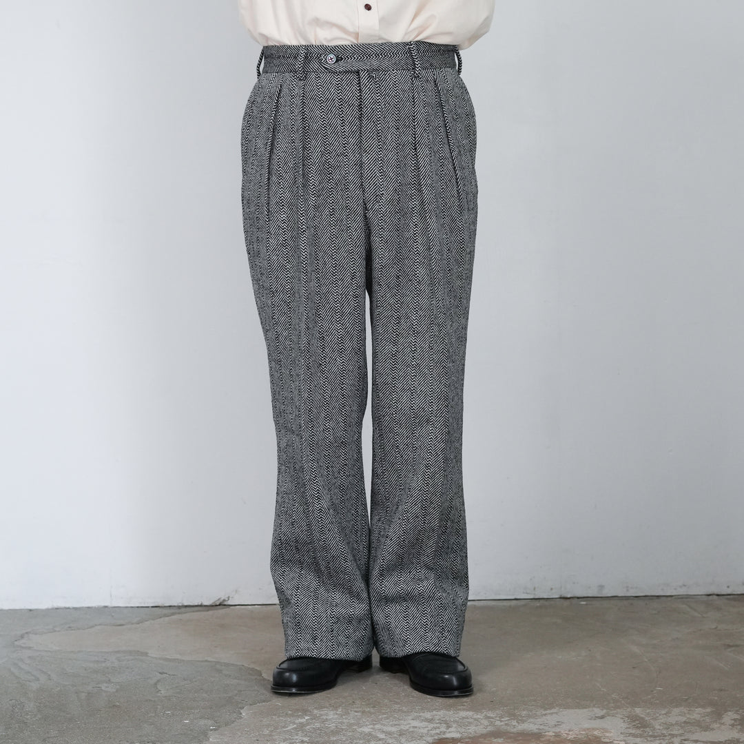パンツ NEAT / Wool Herringbone Wide 46 26AW】NEAT Random Herringbone Wide – Chum!