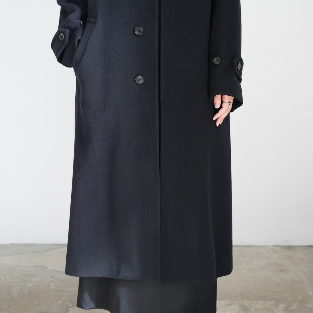 25AW】AURALEE SUPER FINE WOOL MOSSER SOUTIEN COLLAR COAT 