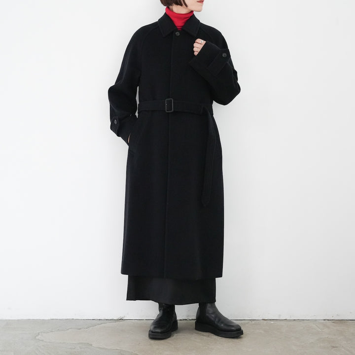25AW】AURALEE SUPER FINE WOOL MOSSER SOUTIEN COLLAR COAT 