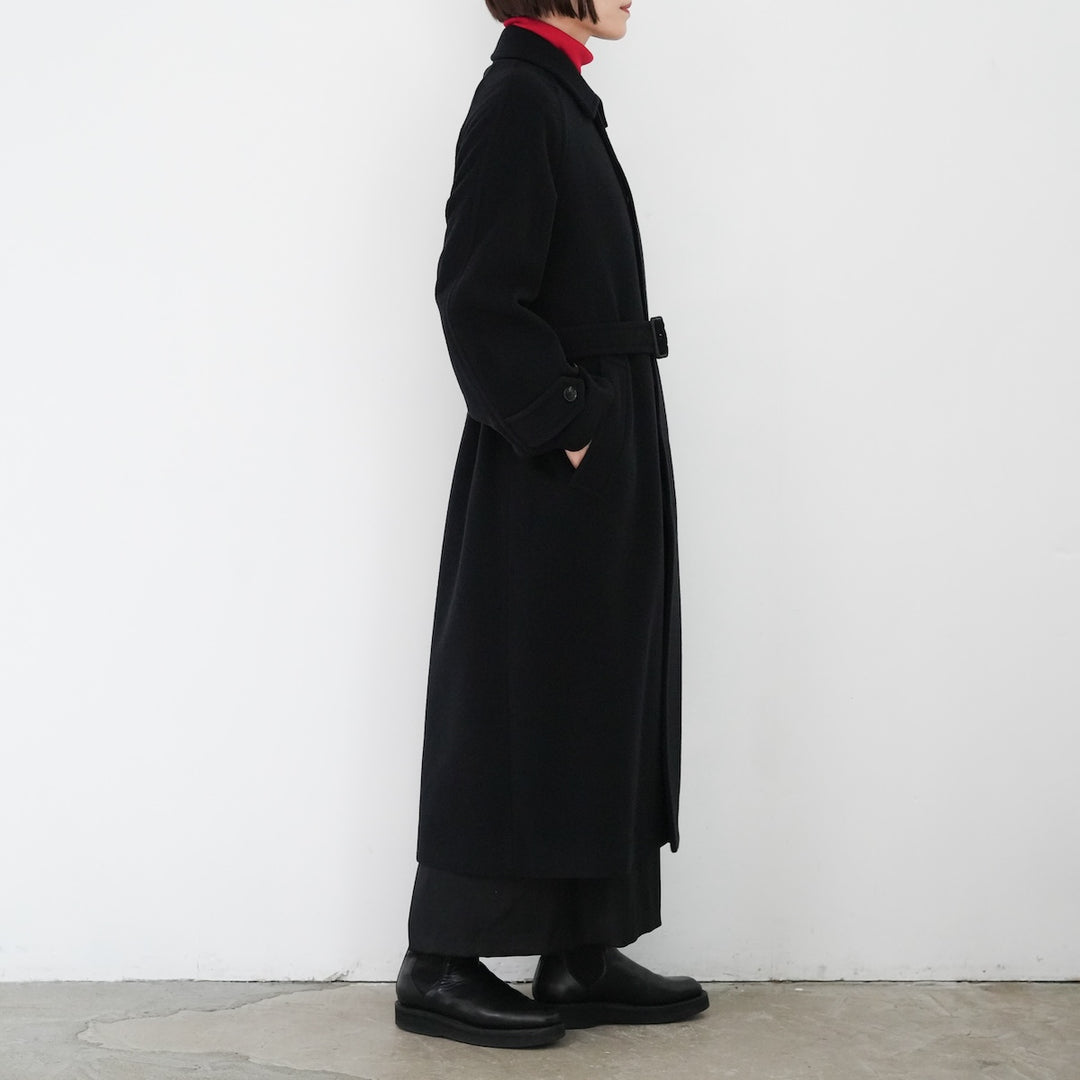 25AW】AURALEE SUPER FINE WOOL MOSSER SOUTIEN COLLAR COAT 