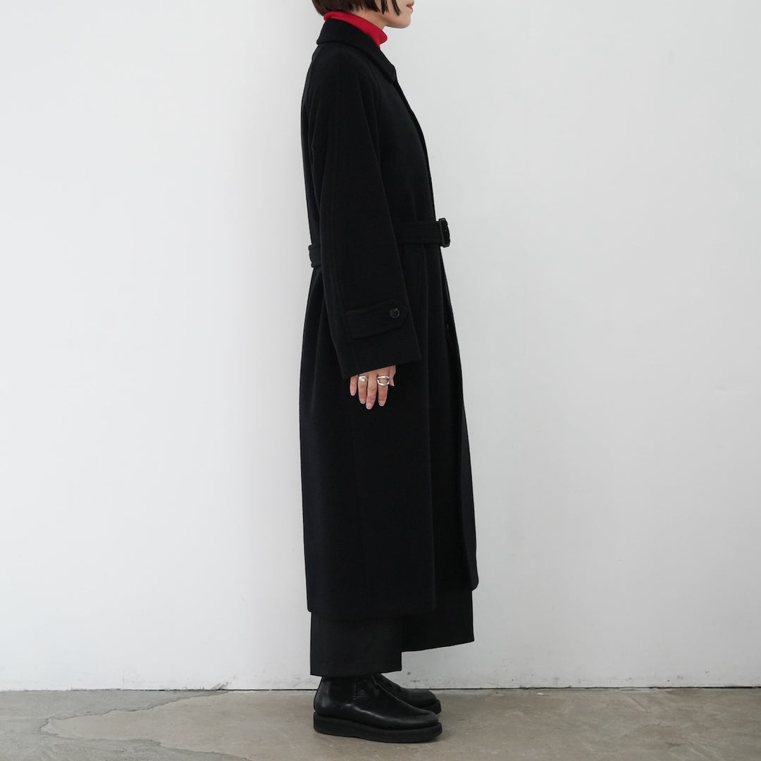25AW】AURALEE SUPER FINE WOOL MOSSER SOUTIEN COLLAR COAT 