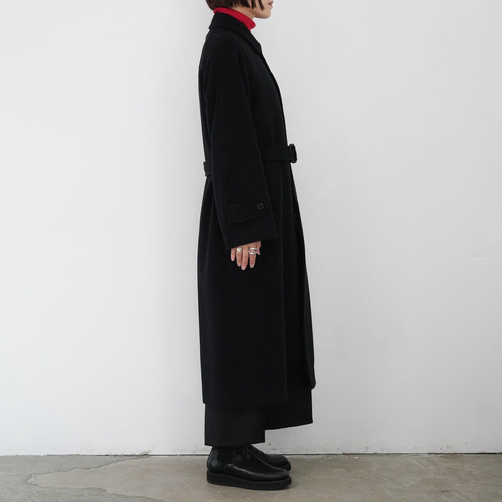 25AW】AURALEE SUPER FINE WOOL MOSSER SOUTIEN COLLAR COAT 