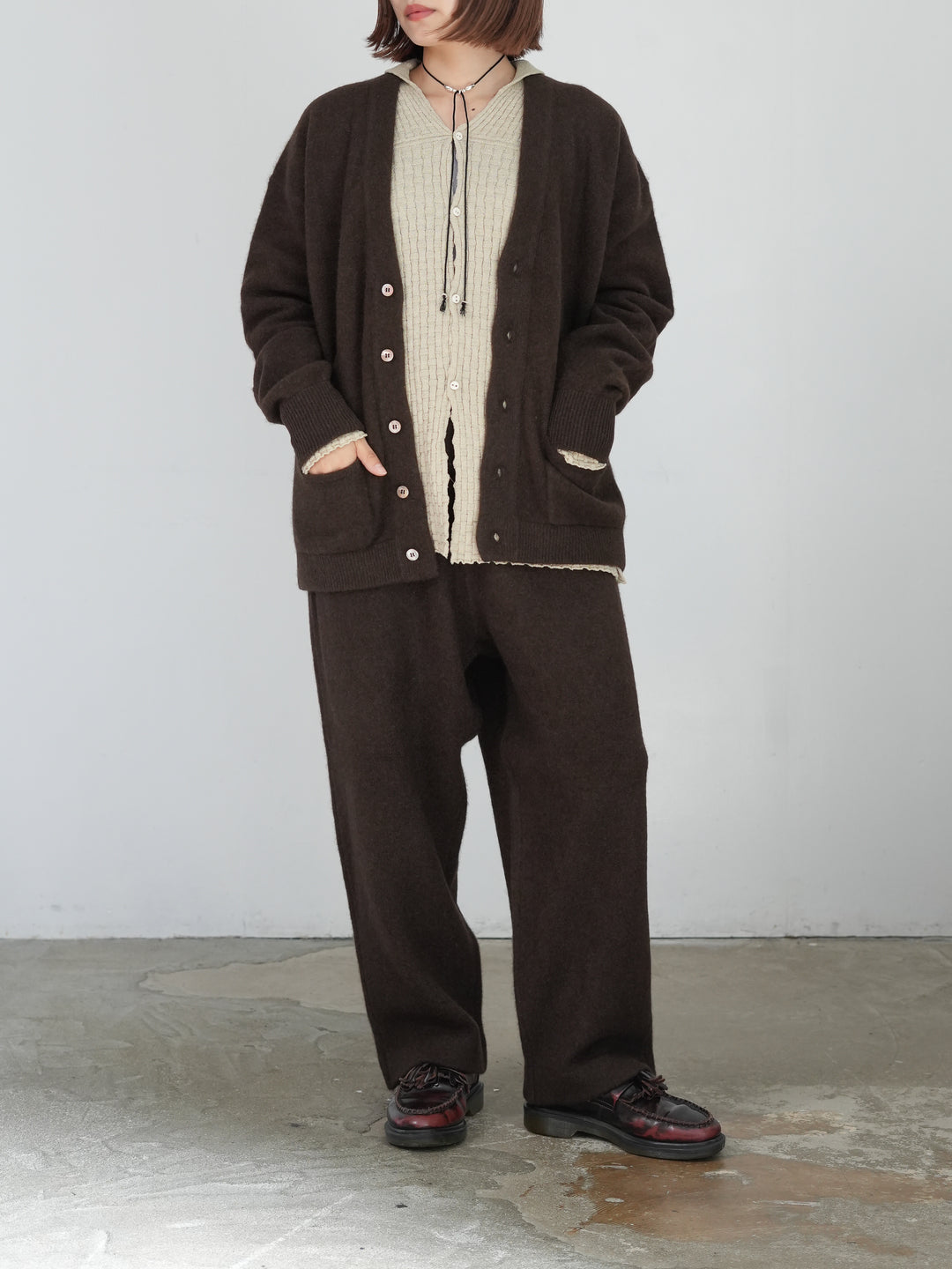 WALENODE Innocent YAK Cardigan 