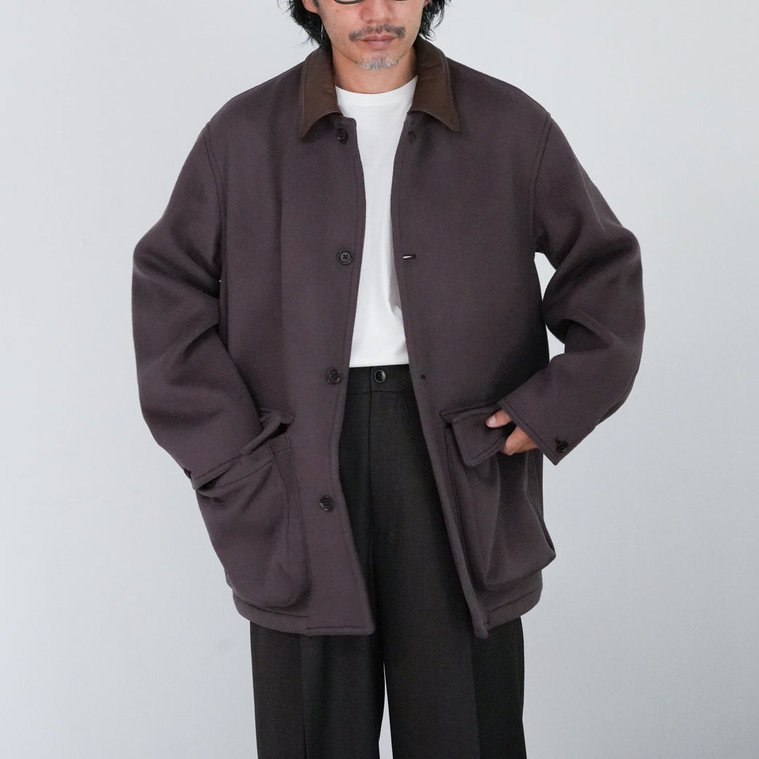 BISOWN LAMBSWOOL HUNTING COAT MOCA サイズ3 25AW】BISOWN LAMBSWOOL HUNTING COAT 