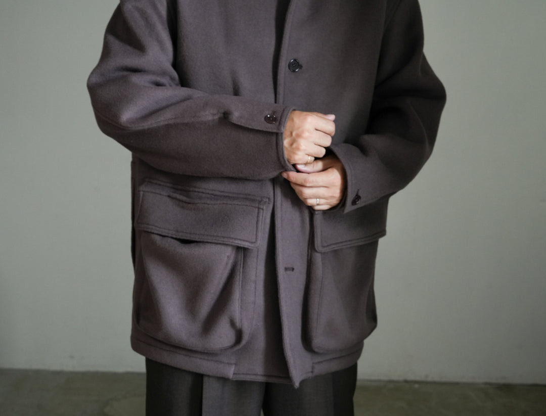 25AW】BISOWN LAMBSWOOL HUNTING COAT 