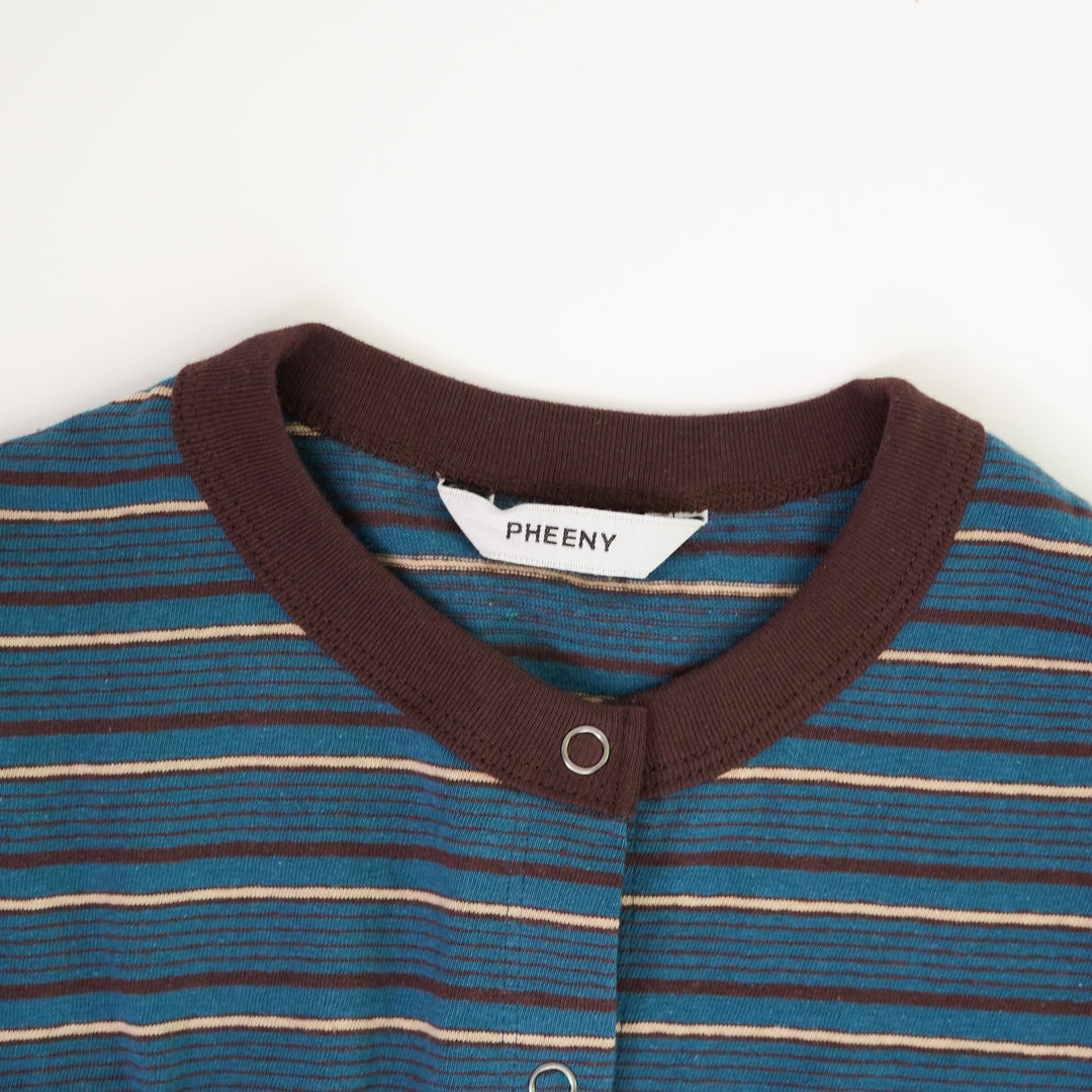 PHEENY - 【新品未使用】pheeny2019AWランダムリブカーディガン★フィーニー 26AW】PHEENY Multi-Border Tucked-shoulder Cardigan