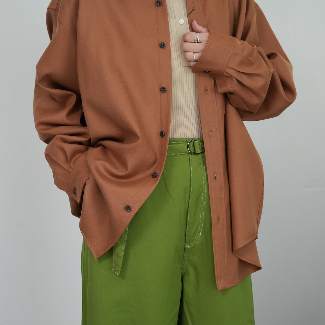 25AW】THE SHINZONE WOOL DADDY SHIRT 