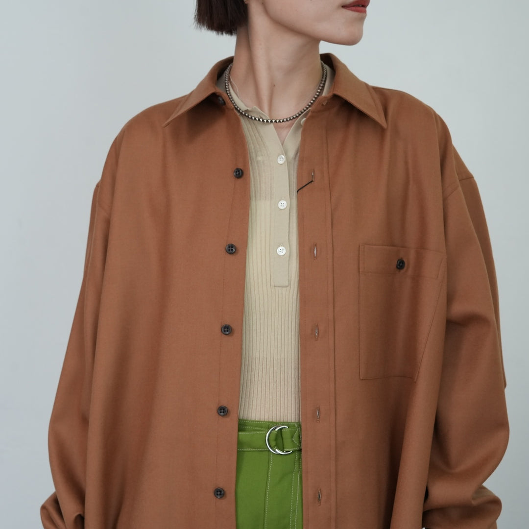 25AW】THE SHINZONE WOOL DADDY SHIRT 