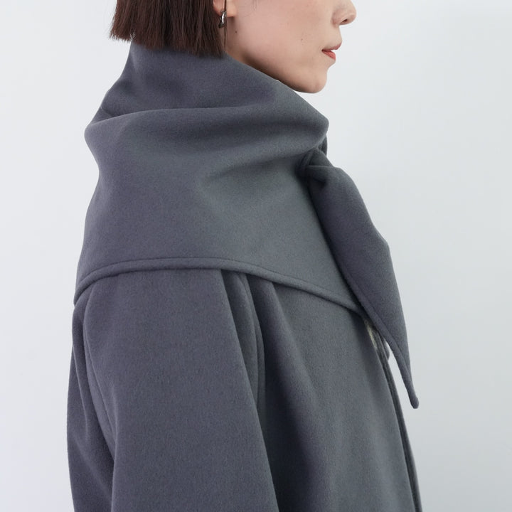 25AW】PHEENY Needle rever stretch scarf coat 