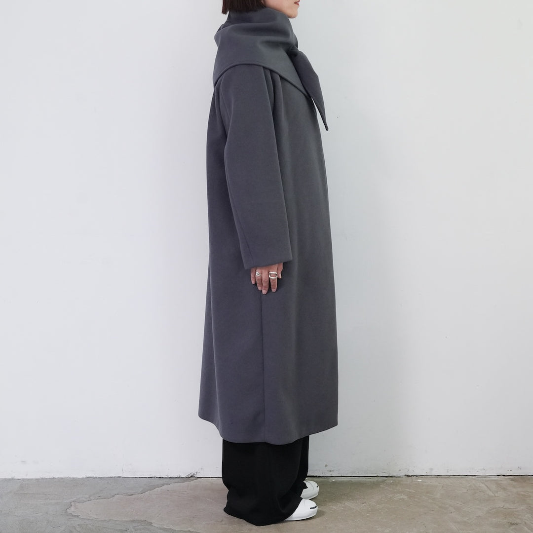 25AW】PHEENY Needle rever stretch scarf coat 