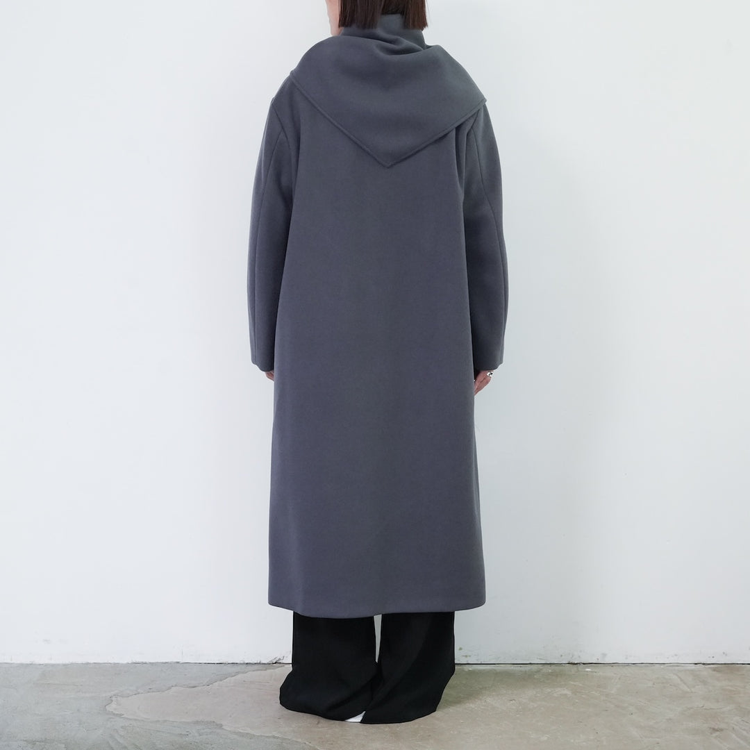 25AW】PHEENY Needle rever stretch scarf coat 