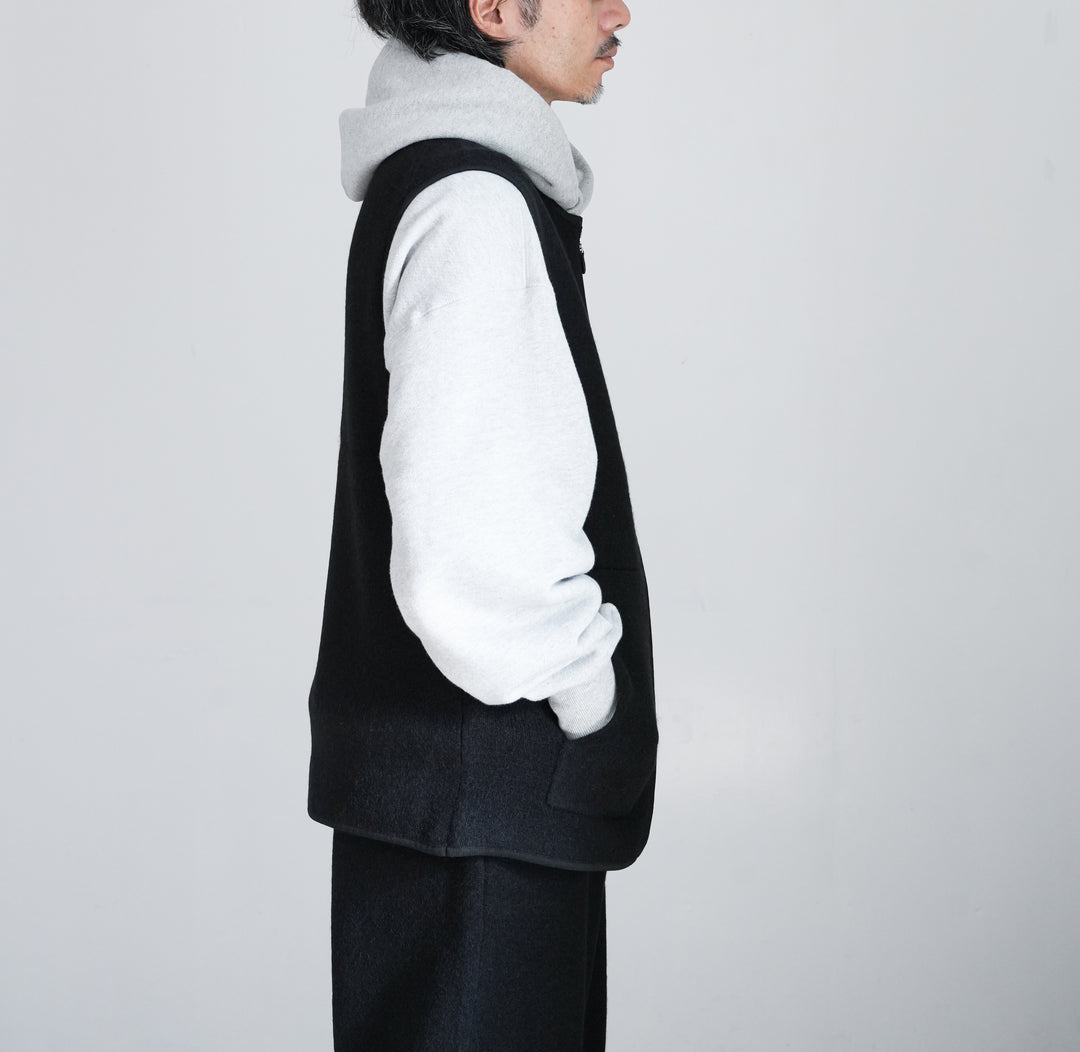 トップス Walenode 24AW Innocent Yak Zip Up Vest 017d1520ab81116eaf5f51194d2061