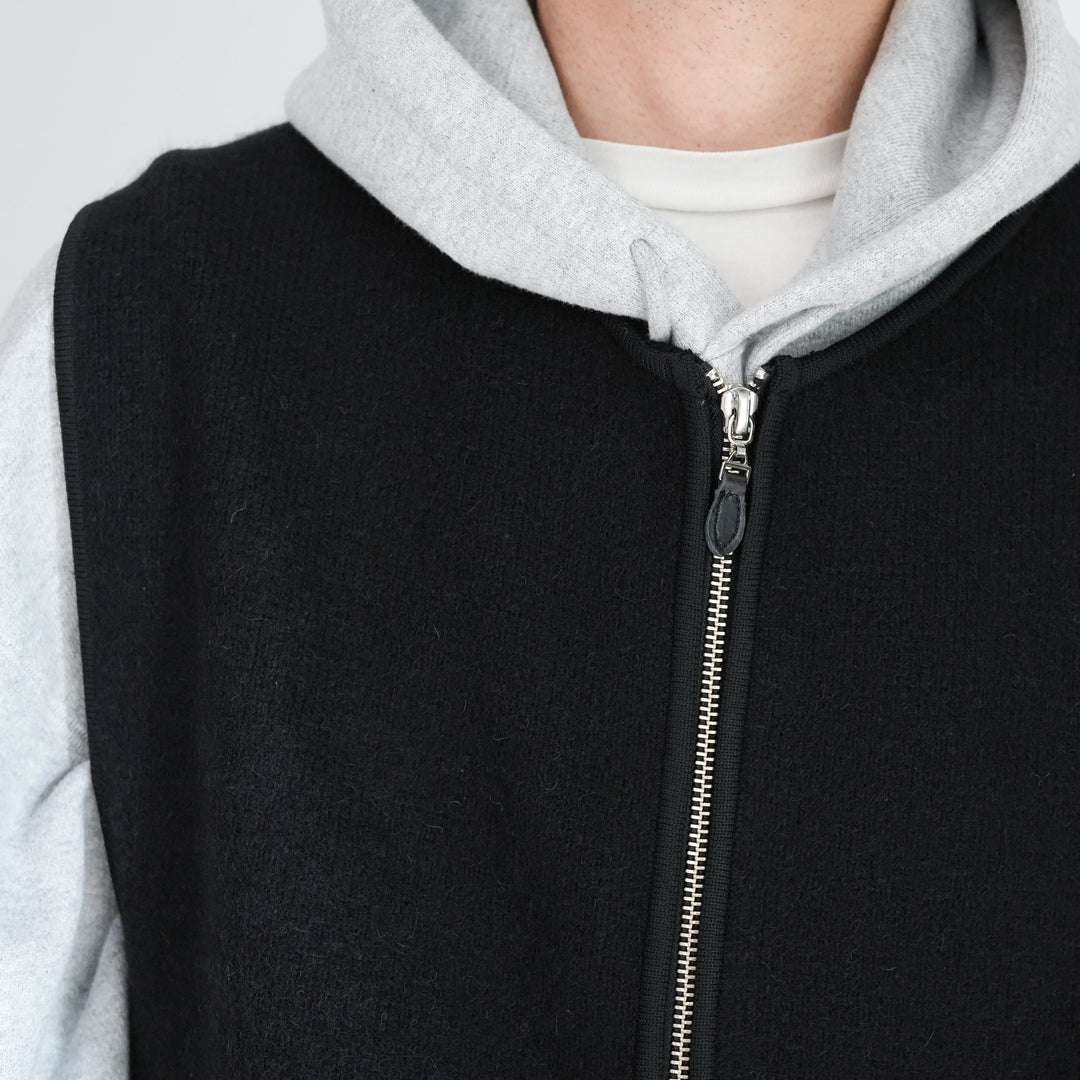 トップス Walenode 24AW Innocent Yak Zip Up Vest 24aw walenode Innocent YAK ZIP vest ヤク