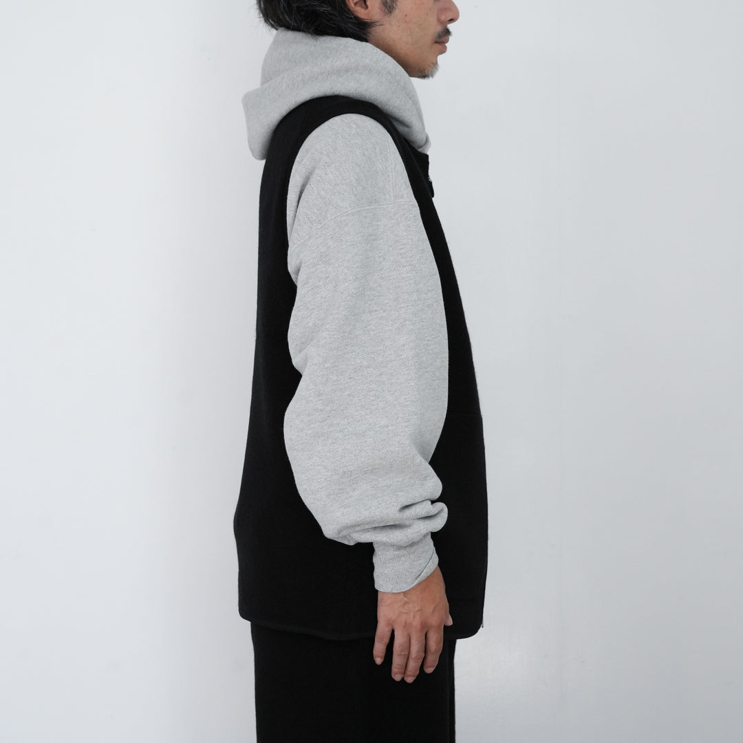 WALENODE Innocent YAK Zip-up vest 