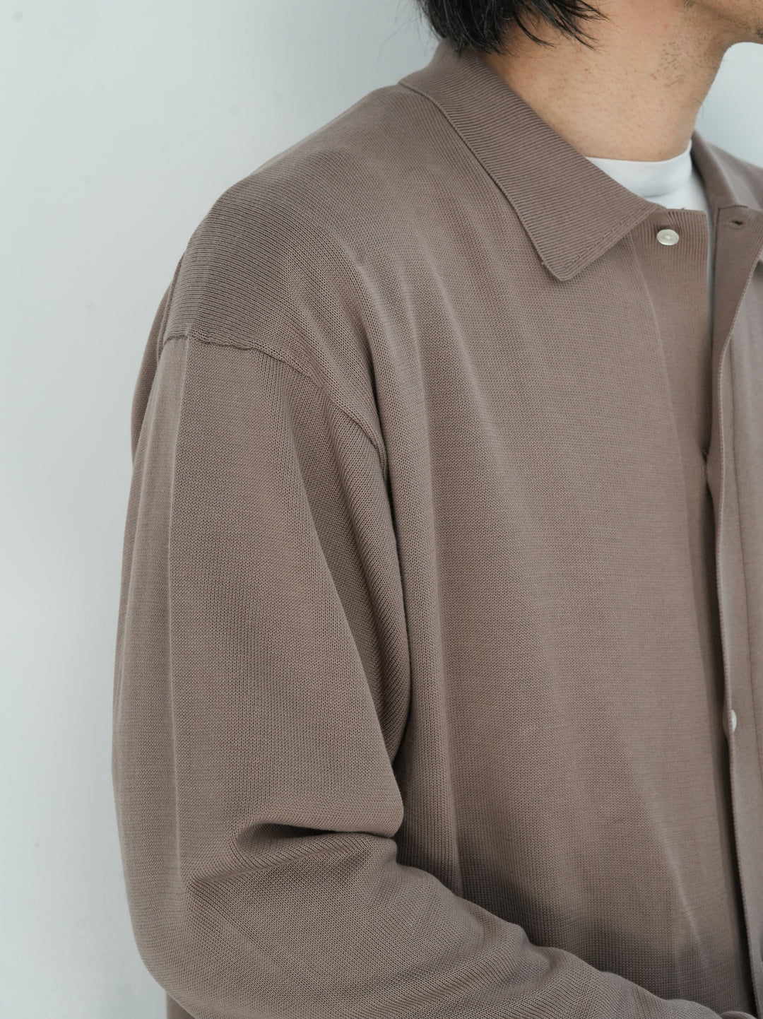 Graphpaper Suvin High Gauge Knit Oversized L/S Shirts 
