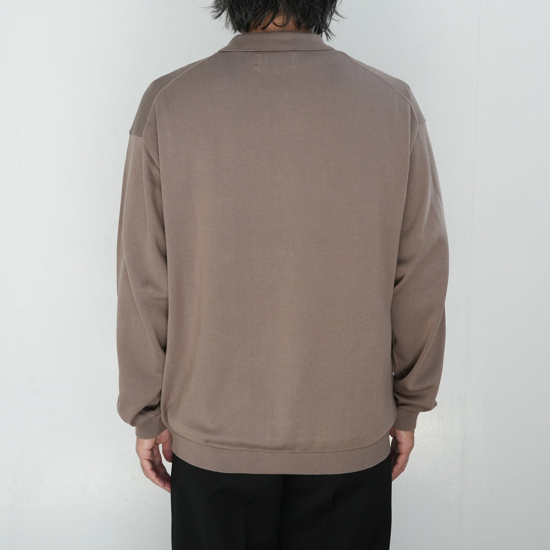Graphpaper Suvin High Gauge Knit Oversized L/S Shirts 