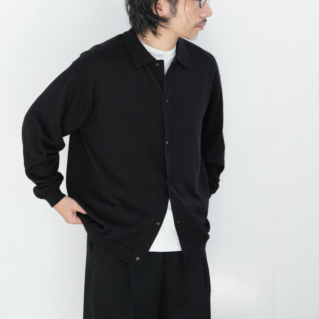 Graphpaper Suvin High Gauge Knit Oversized L/S Shirts 