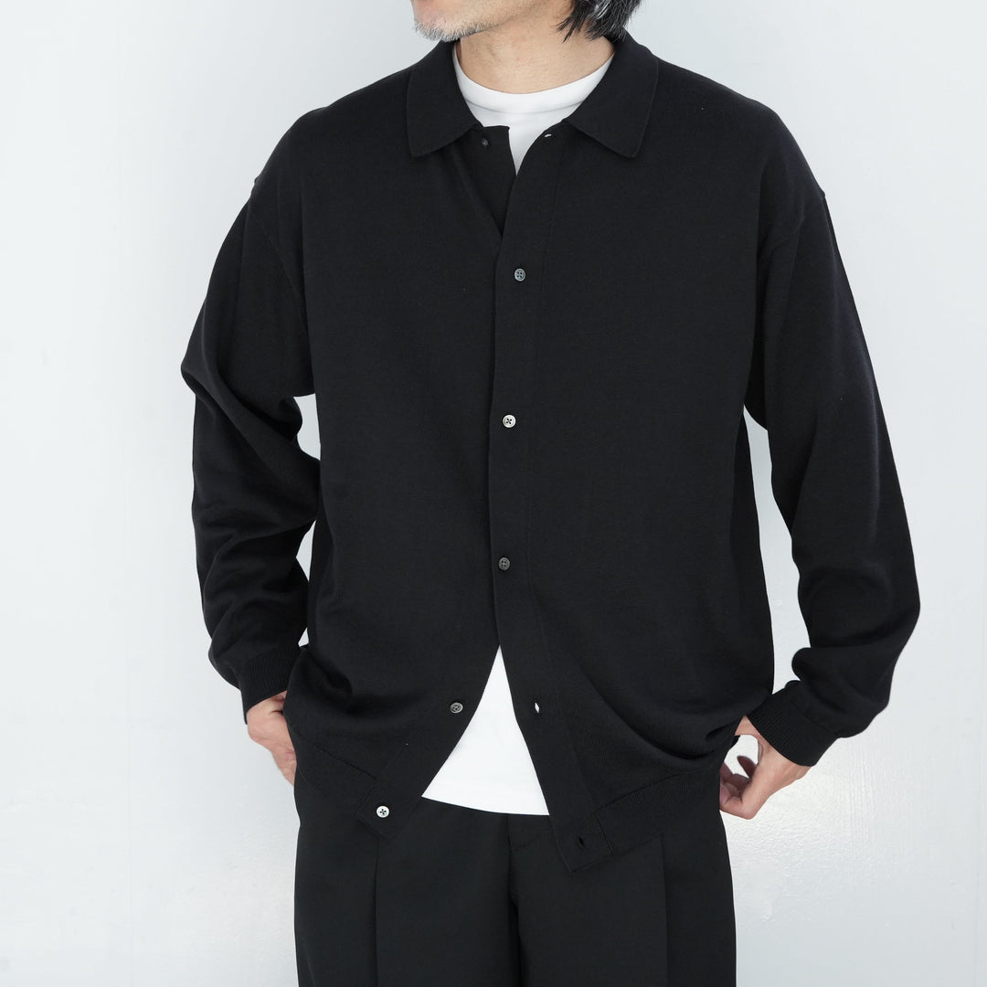 Graphpaper Suvin High Gauge Knit Oversized L/S Shirts 