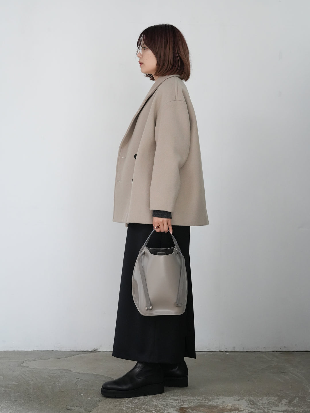 ジャケット・アウター Graphpaper LightMelton Shawl Collar Coat Graphpaper Light Melton Shawl Collar Coat – Chum!