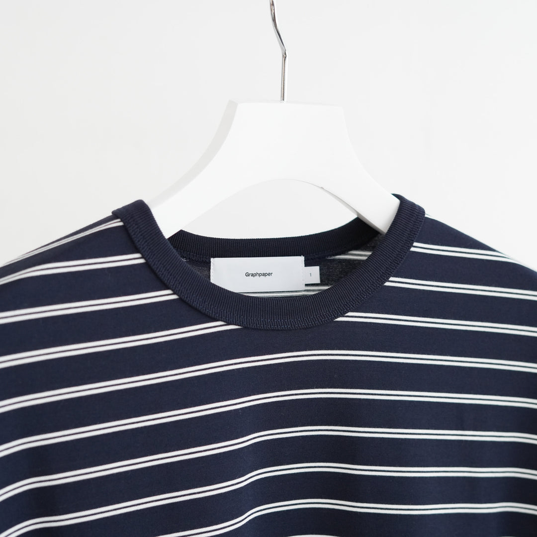 26SS】Graphpaper Tri Spun Border L/S Tee