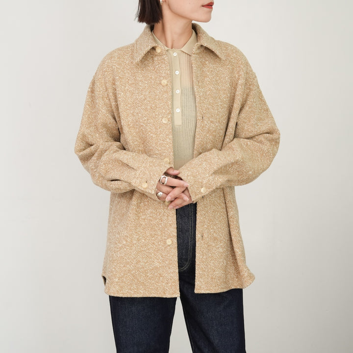 25aw auralee ホームスパンツイードシャツブルゾン3オーラリー ニット