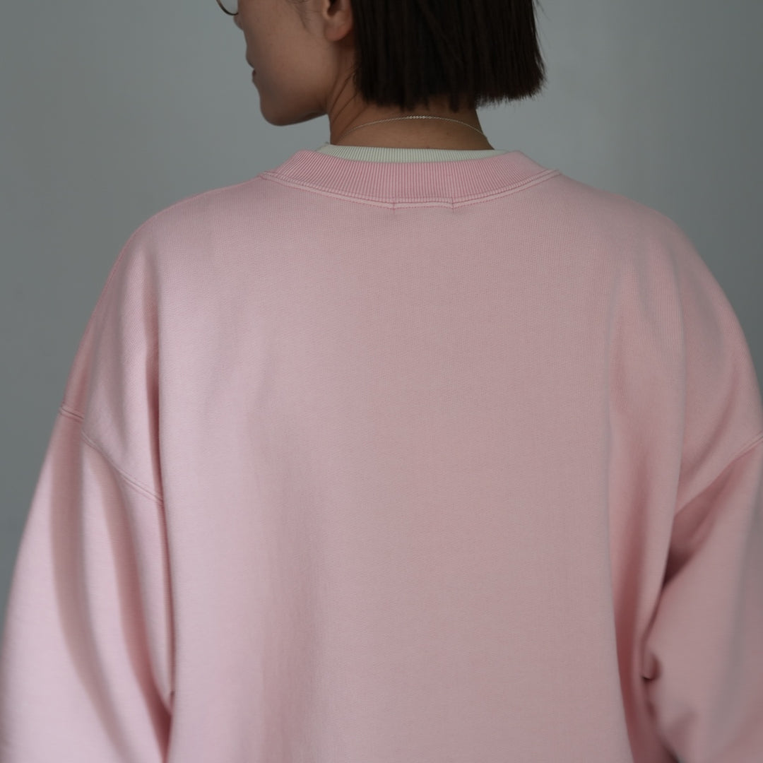 トップス awasa supima aging cotton sweat fadepink awasa Supima Aging Cotton Crew Neck Sweat – Chum!